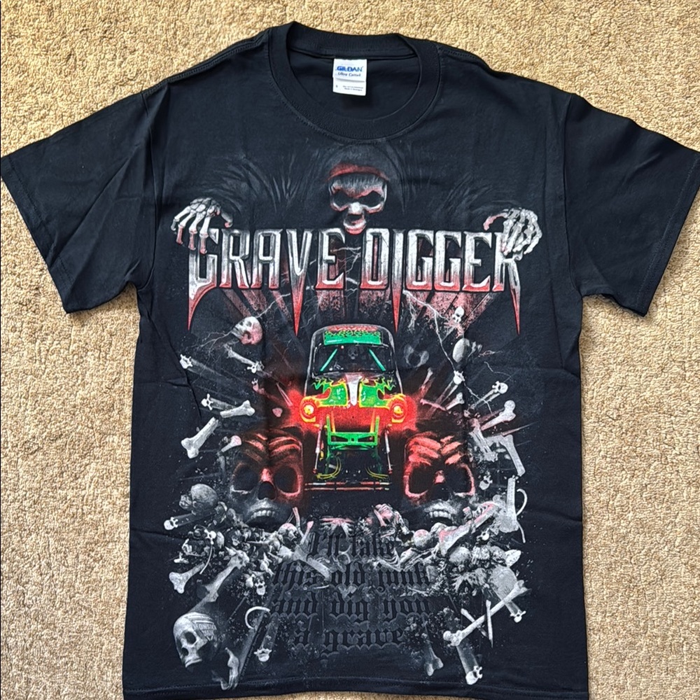 NWOT monster jam Grave Digger Graphic T-Shirt